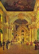 Alexey Tyranov Alexey Tyranov. View of the Big Church of the Winter Palace oil on canvas